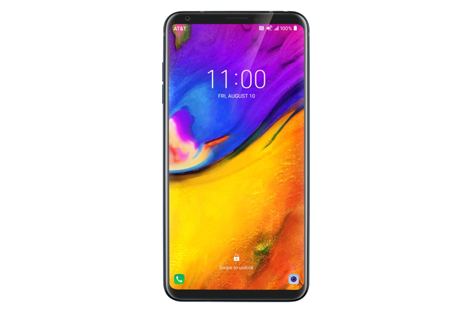 Vista frontal de LG V35 ThinQ™  LMV350EM