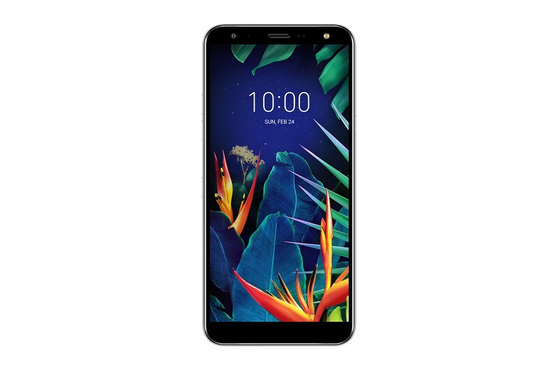 Vista frontal de LG K40 | Un sorprendente contacto con la Inteligencia Artificial LMX420HM