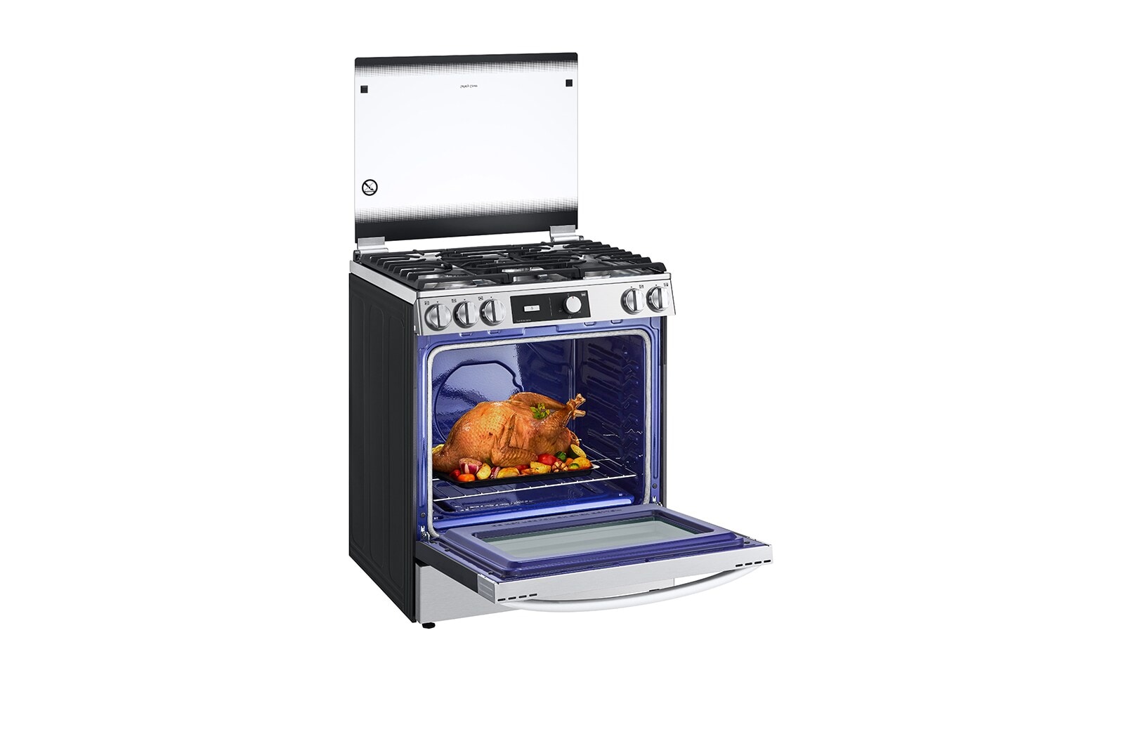 LG Cocina LG con EasyClean®,164 L (horno), Acero Inoxidable, LRGL5841S