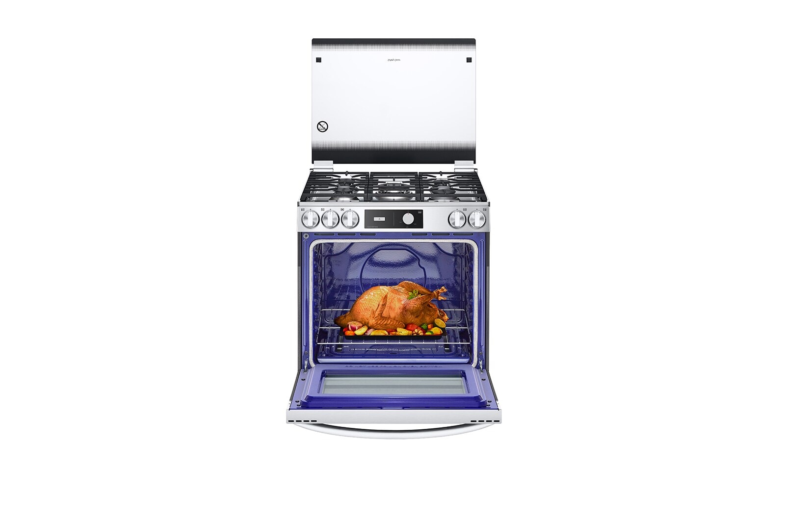 LG Cocina LG con EasyClean®,164 L (horno), Acero Inoxidable, LRGL5841S