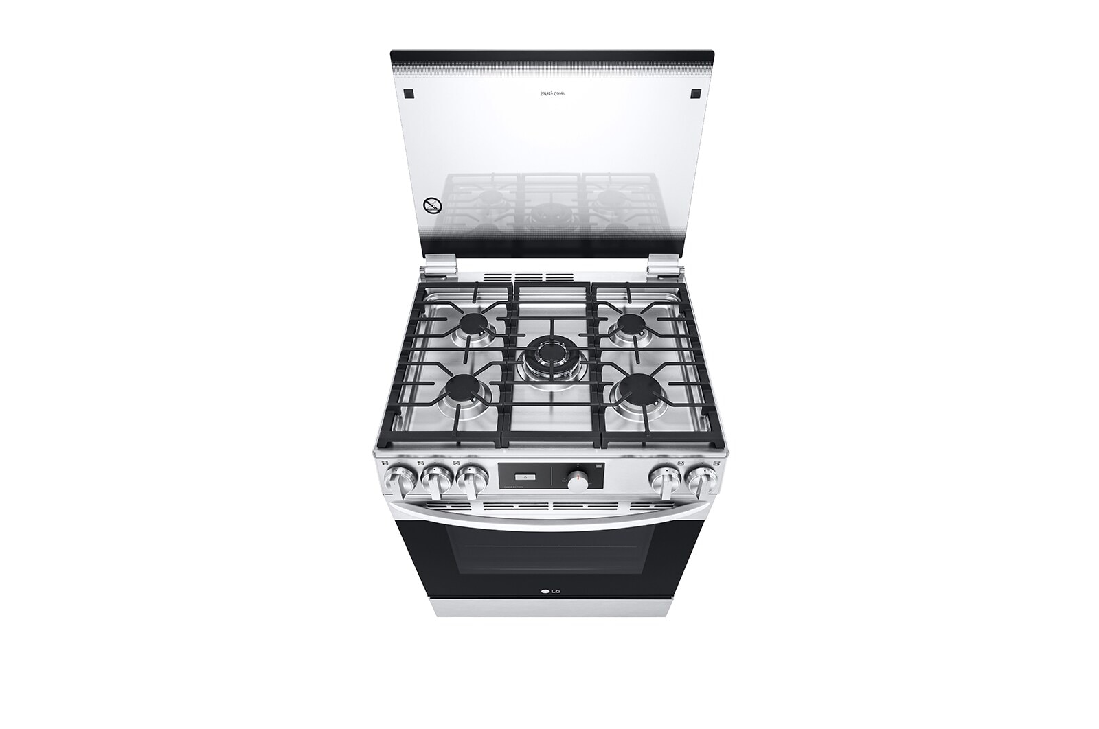 LG Cocina LG con EasyClean®,164 L (horno), Acero Inoxidable, LRGL5841S