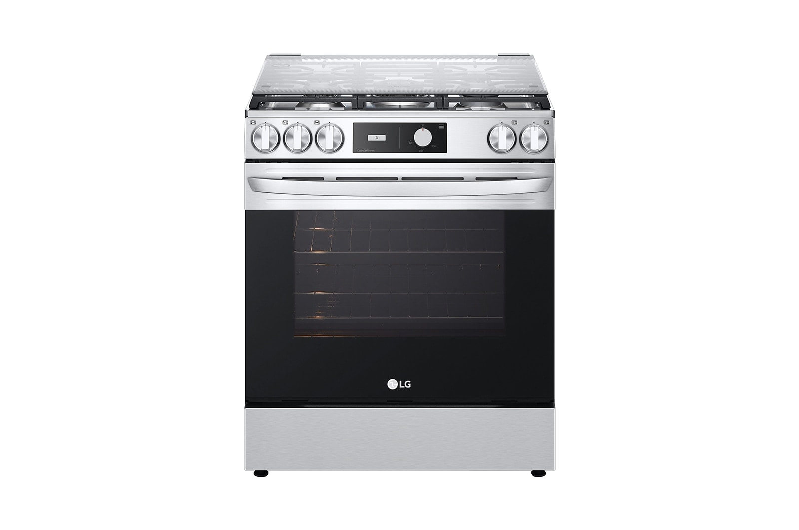 LG Cocina LG con EasyClean®,164 L (horno), Quemador potente UltraHeat™  y Bloqueo de Gas , Acero Inoxidable, LRGL5843S