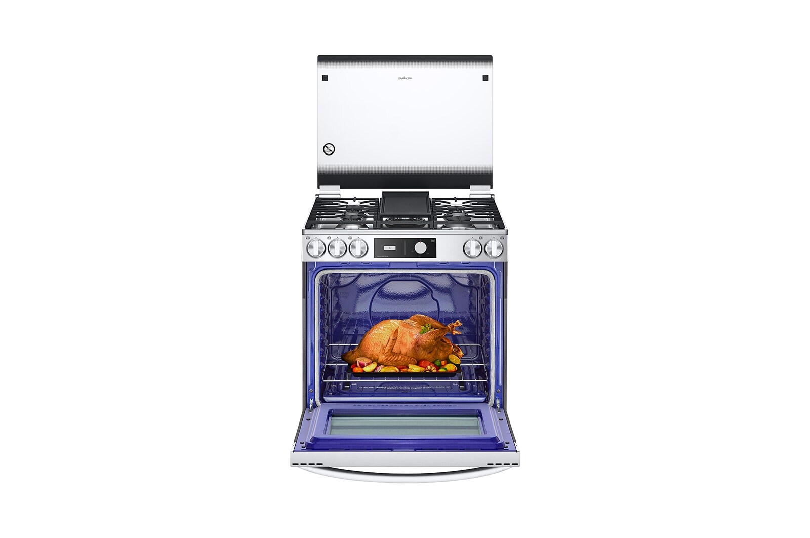 LG Cocina LG con EasyClean®,164 L (horno), Acero Inoxidable, LRGL5843S