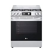 LG Cocina LG con EasyClean®,164 L (horno), Quemador potente UltraHeat™  y Bloqueo de Gas , Acero Inoxidable, LRGL5843S