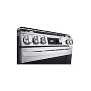 LG Cocina LG con EasyClean®,164 L (horno), Quemador potente UltraHeat™  y Bloqueo de Gas , Acero Inoxidable, LRGL5843S