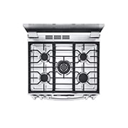 LG Cocina LG con EasyClean®,164 L (horno), Quemador potente UltraHeat™  y Bloqueo de Gas , Acero Inoxidable, LRGL5843S