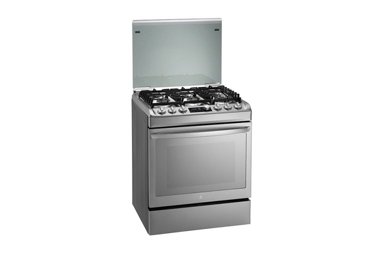 LG Cocina LG con Triple Llama, 153L (horno), Acero Inoxidable, RSG316T