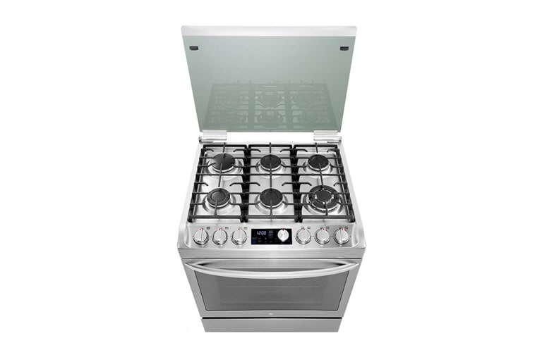 LG Cocina LG con Triple Llama, 153L (horno), Acero Inoxidable, RSG316T