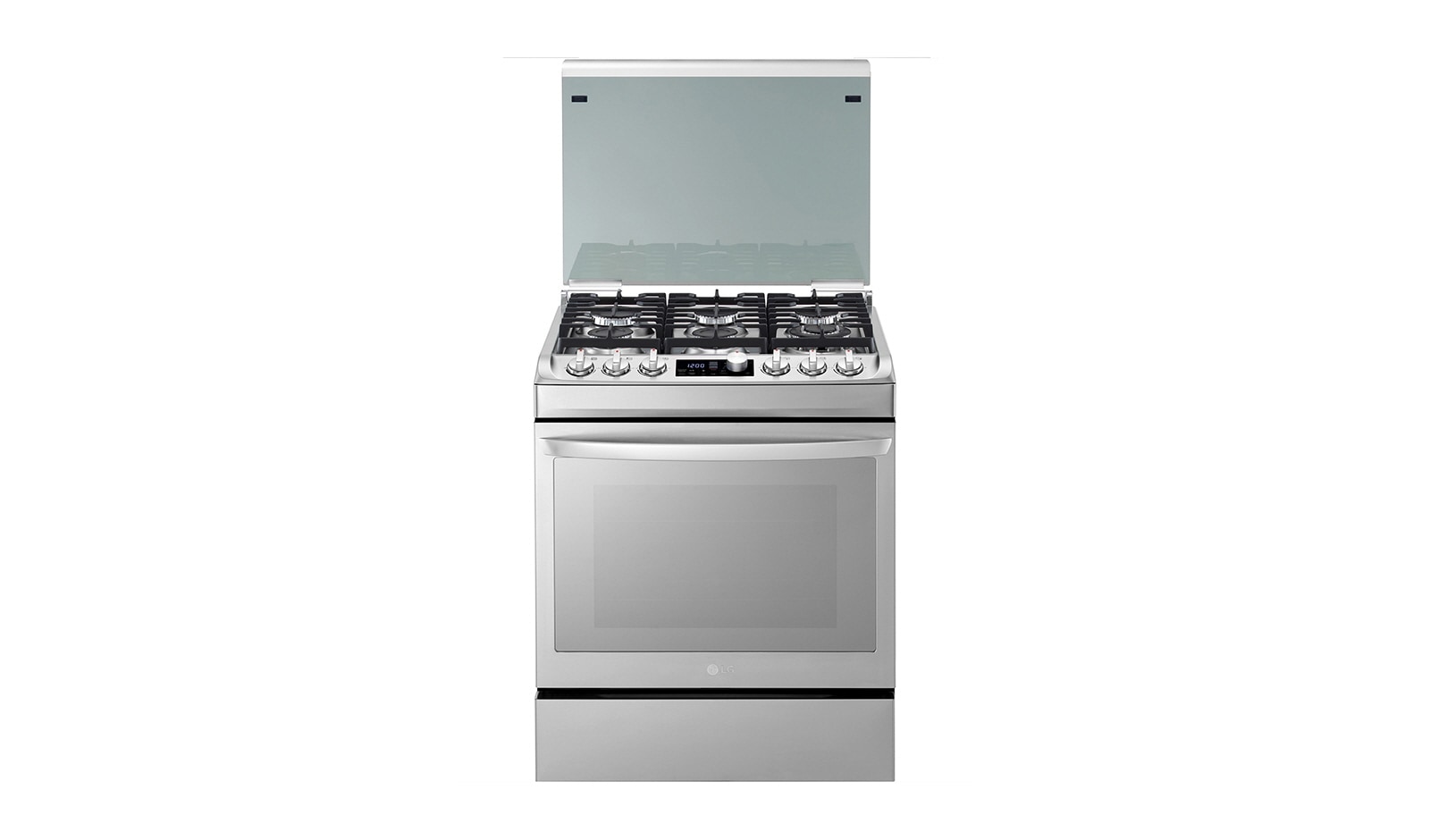 LG Cocina LG con Triple Llama, 153L (horno), Acero Inoxidable, RSG316T