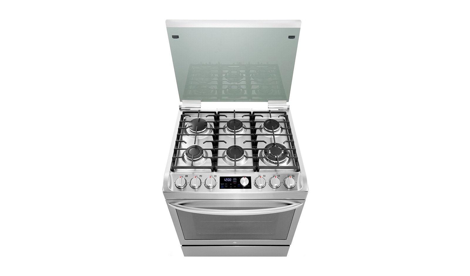 LG Cocina LG con Triple Llama, 153L (horno), Acero Inoxidable, RSG316T