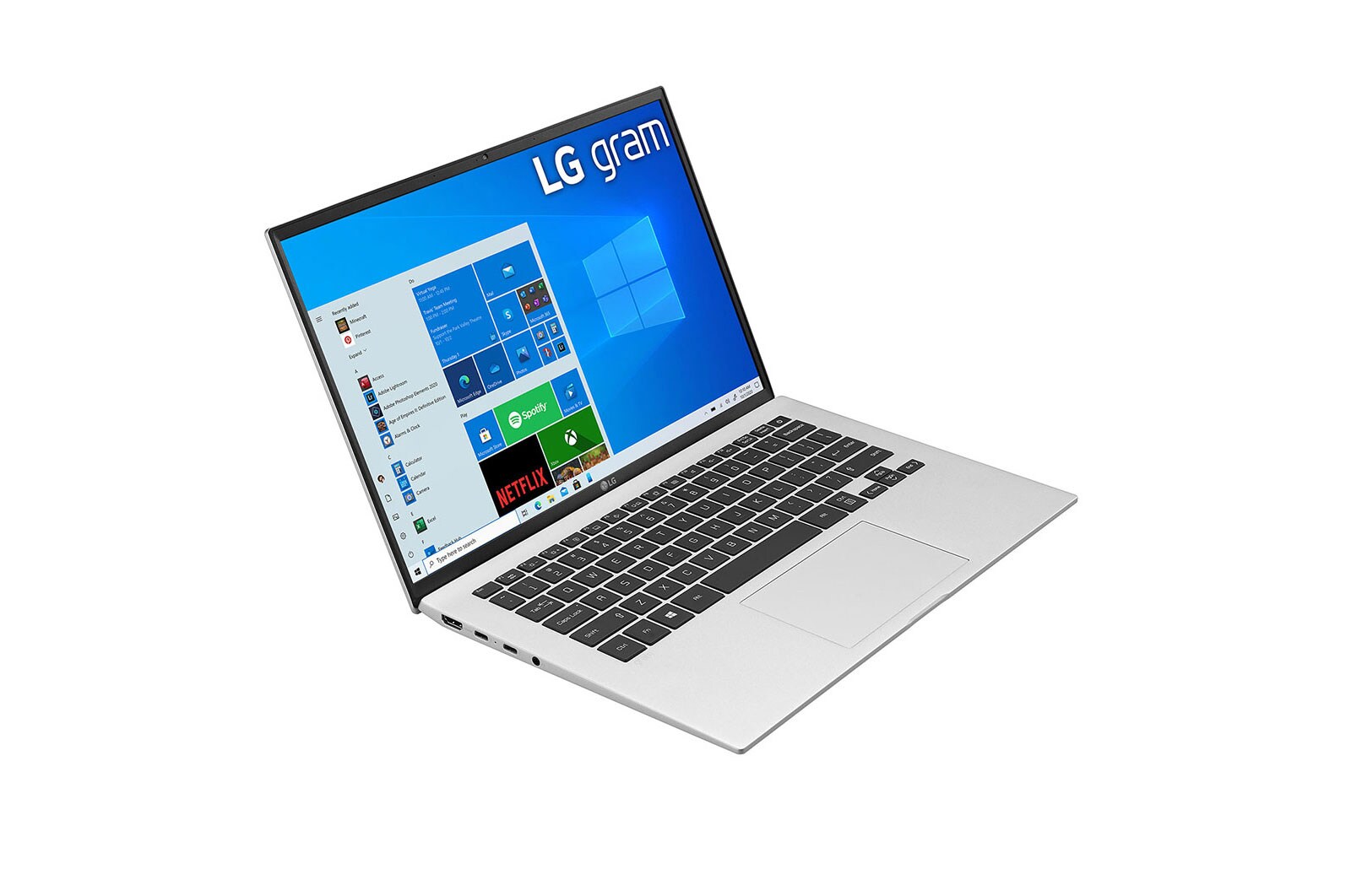 LG gram ultraligera, panel IPS de 14” 16:10 y procesador Intel® Evo™ Core™ i5 de 11ᵃ Generación, 14Z90P-G