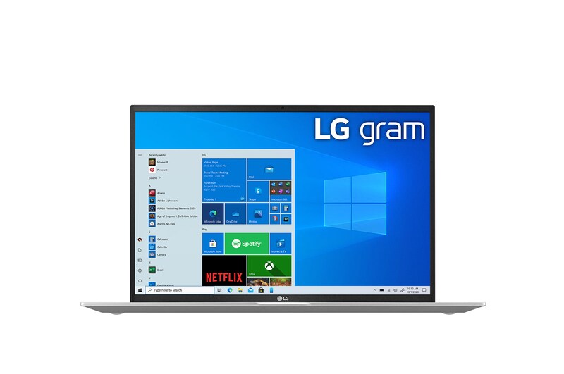 LG gram ultraligero, pantalla IPS de 17” 16:10 y plataforma Intel® Evo™, 17Z90P-G