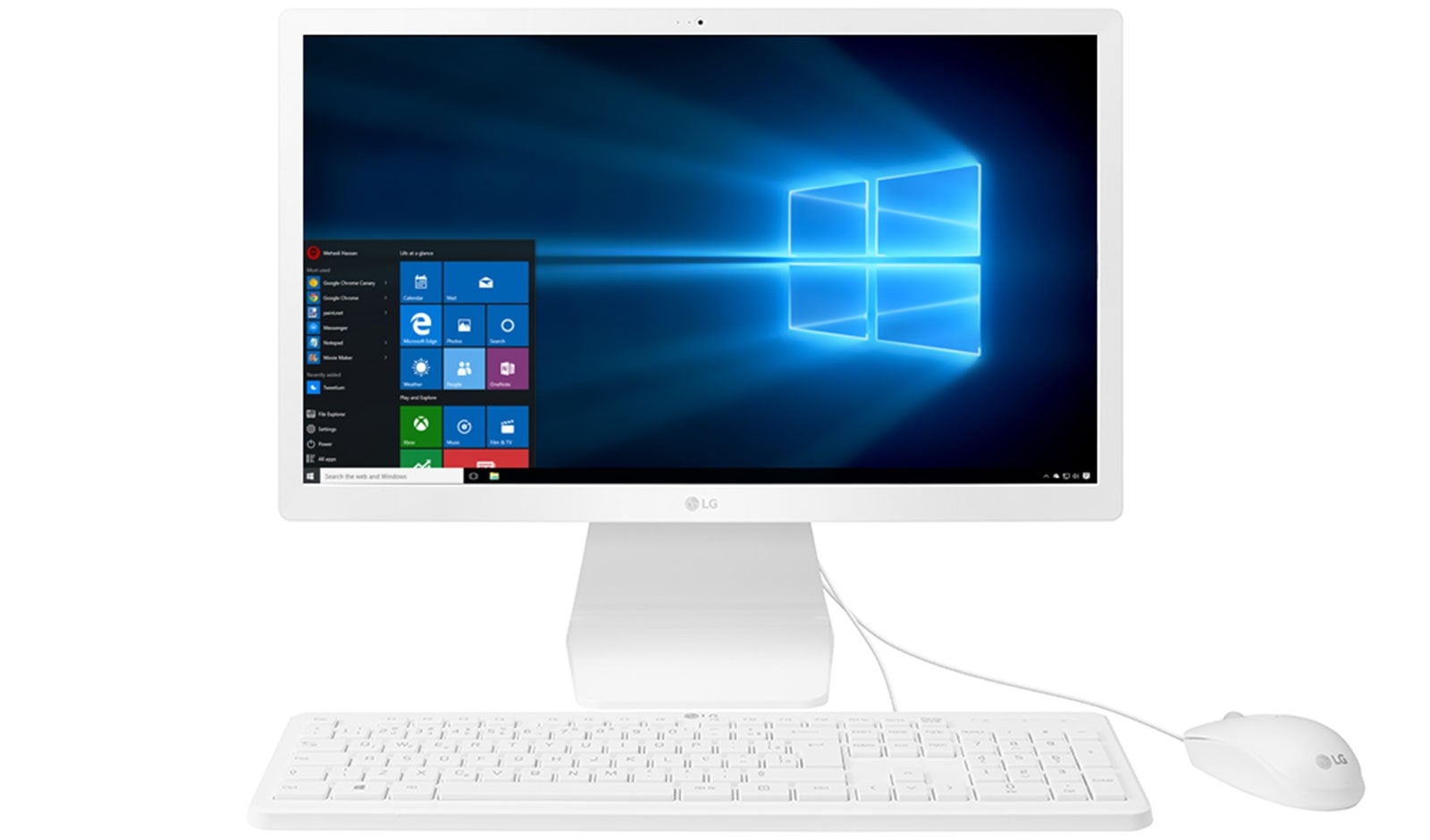 Vista frontal de All in One IPS Full HD 21.5&#34; 22V270-L