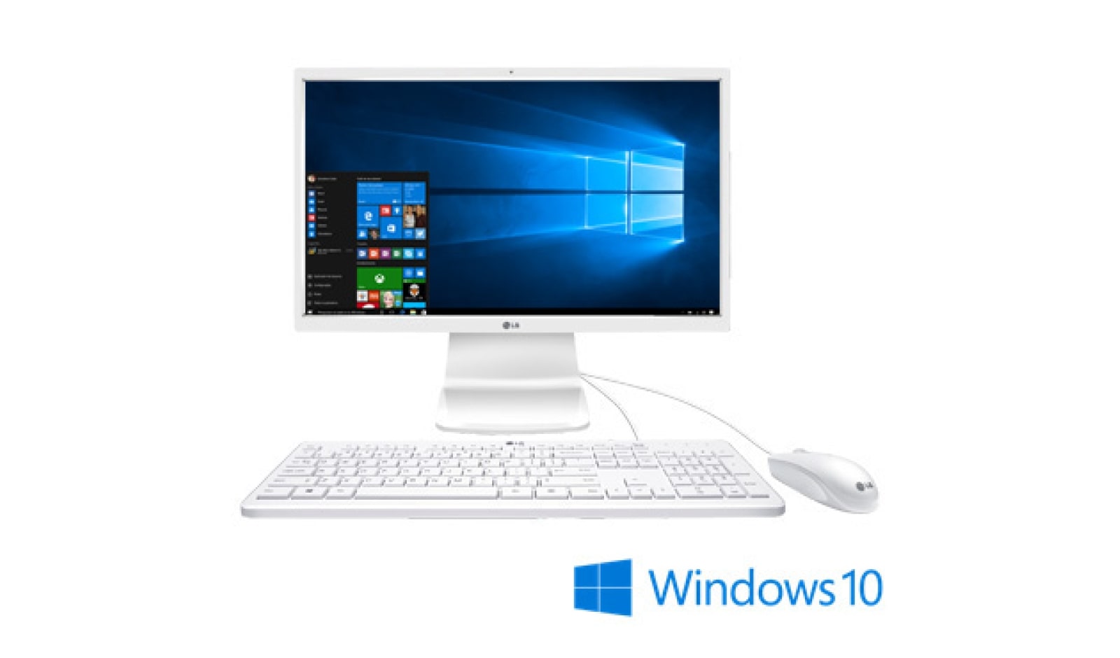 Vista frontal de All in One IPS Full HD 23.8&#34; 24V360