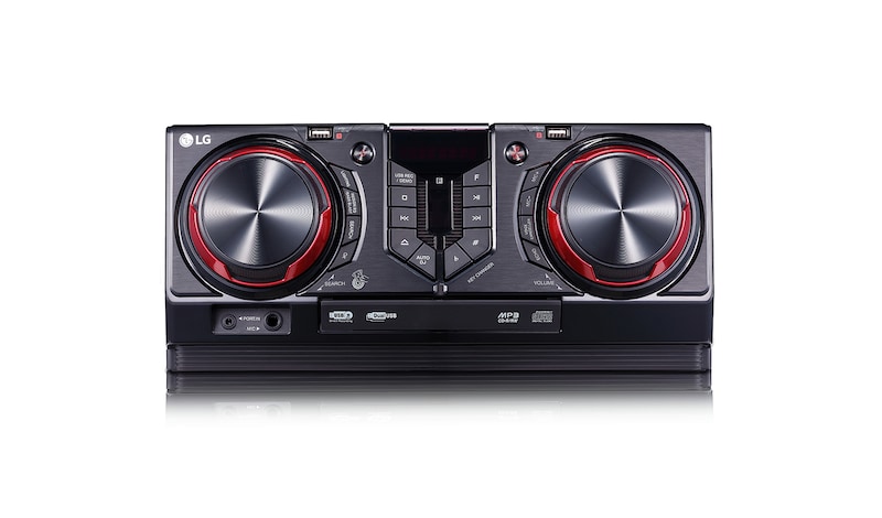 Vista frontal de Mini Componente LG XBOOM CJ65 (900W) CJ65