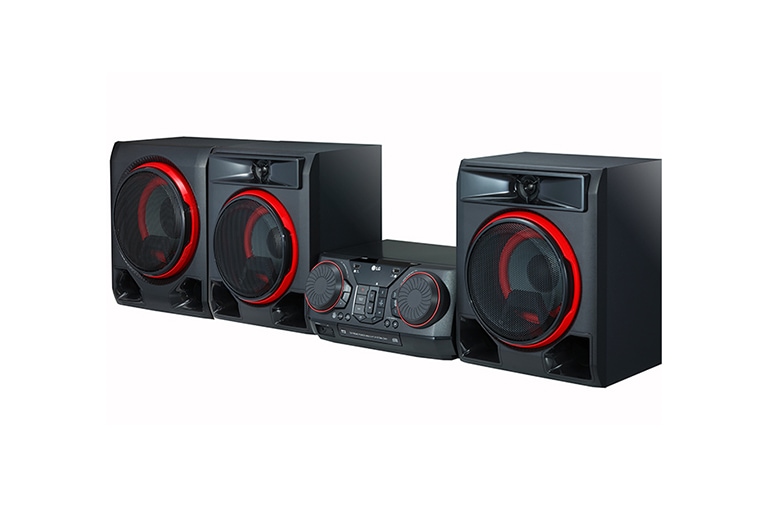 LG Mini Componente LG XBOOM CK57 | Multi Color Party Lighting | Karaoke Star | Efectos vocales | Party link inalámbrico, CK57