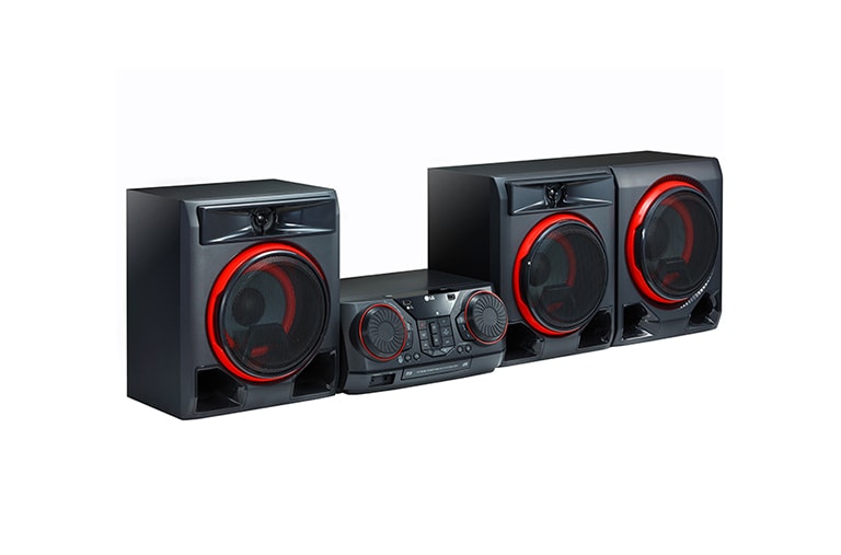 LG Mini Componente LG XBOOM CK57 | Multi Color Party Lighting | Karaoke Star | Efectos vocales | Party link inalámbrico, CK57