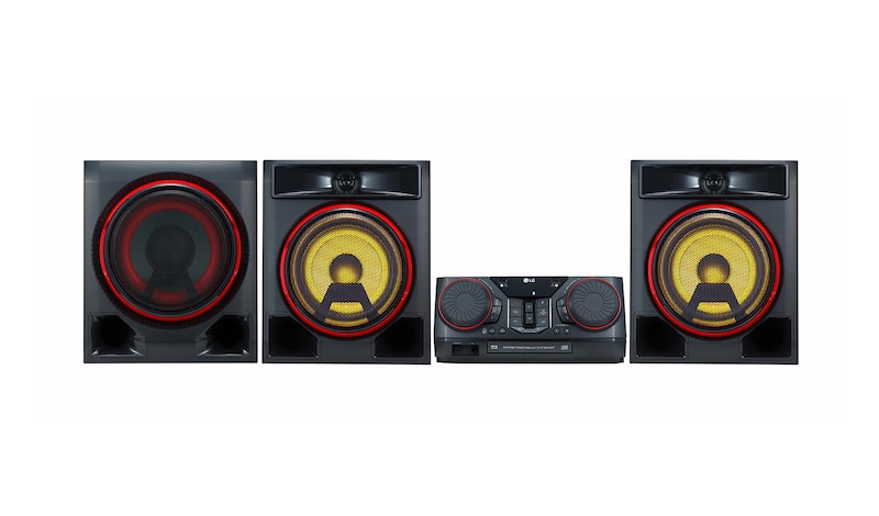 LG Mini Componente LG XBOOM CK57 | Multi Color Party Lighting | Karaoke Star | Efectos vocales | Party link inalámbrico, CK57