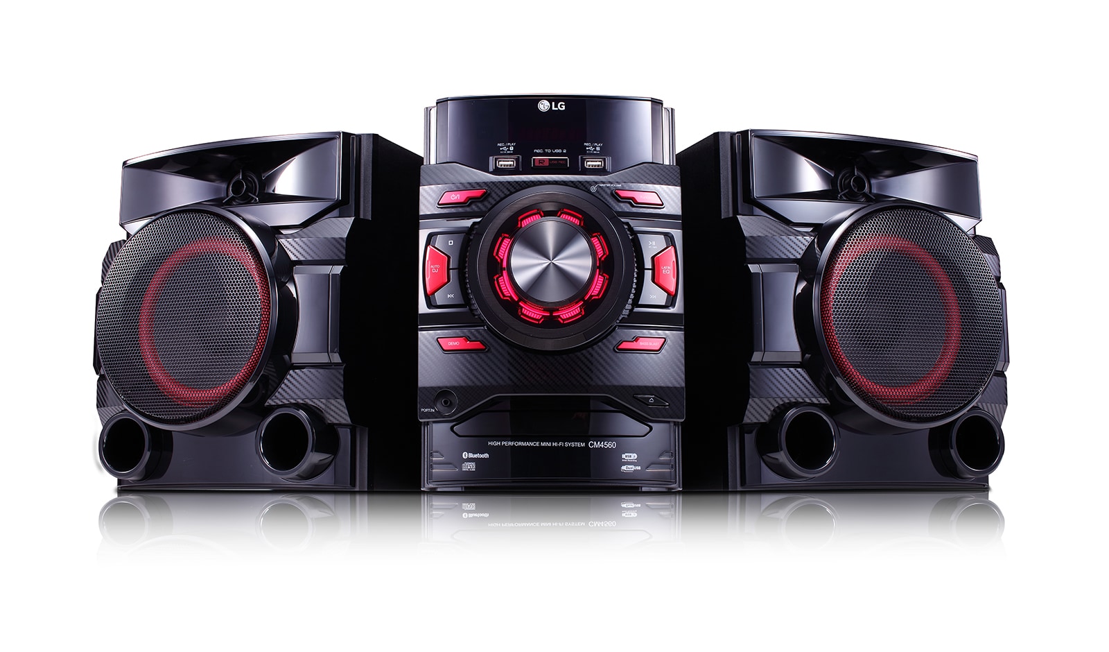 Vista frontal de Mini Componente LG XBOOM CM4460 (460W) CM4460
