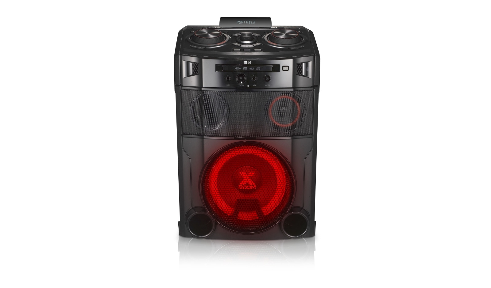Vista frontal de MINI COMPONENTE LG XBOOM OM7550 1000W RMS OM7550