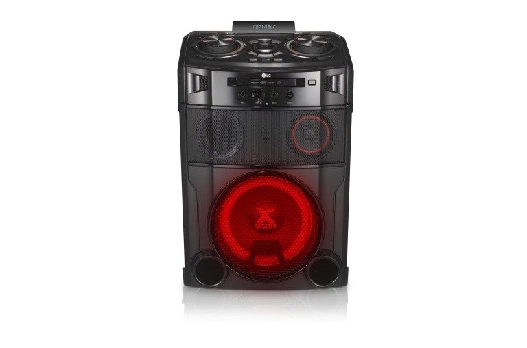 Vista frontal de MINI COMPONENTE LG XBOOM OM7550 1000W RMS OM7550