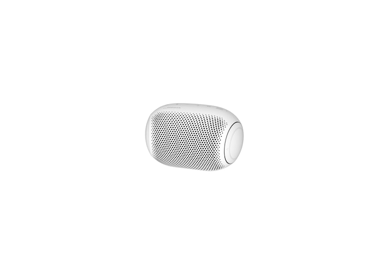 LG Parlante LG XBOOM Go PL2 Blanco | 5W | Bajos de doble acción | Luces multicolor | IPX5 | 10 Horas de Batería, PL2W