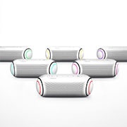 LG Parlante LG XBOOM Go PL5 | 20W | Bajos de doble acción | Luces multicolor | IPX5 | 18 Horas de Batería, PL5W