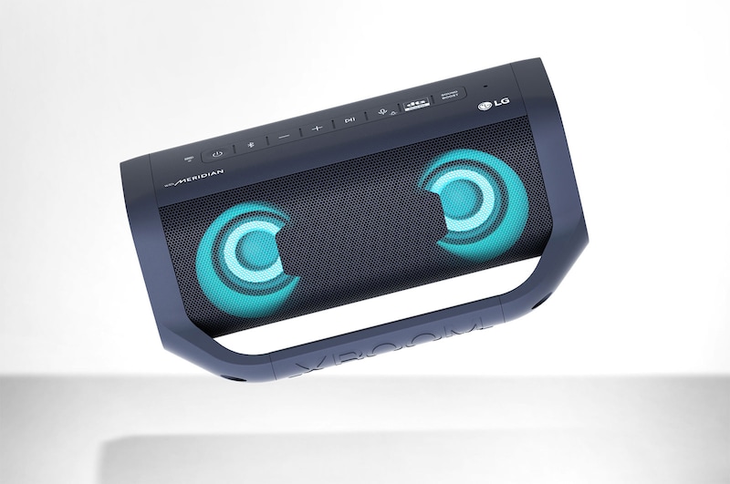 LG Parlante LG XBOOM Go PM5 | 20W | DTS Stereo Plus | Sound Boost | Iluminación multicolor | 18 Horas de Batería, PM5