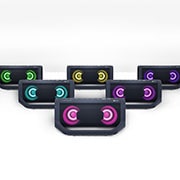 LG Parlante LG XBOOM Go PM7 | 30W | DTS Stereo Plus | Sound Boost | Iluminación multicolor | 24 Horas de Batería, PM7