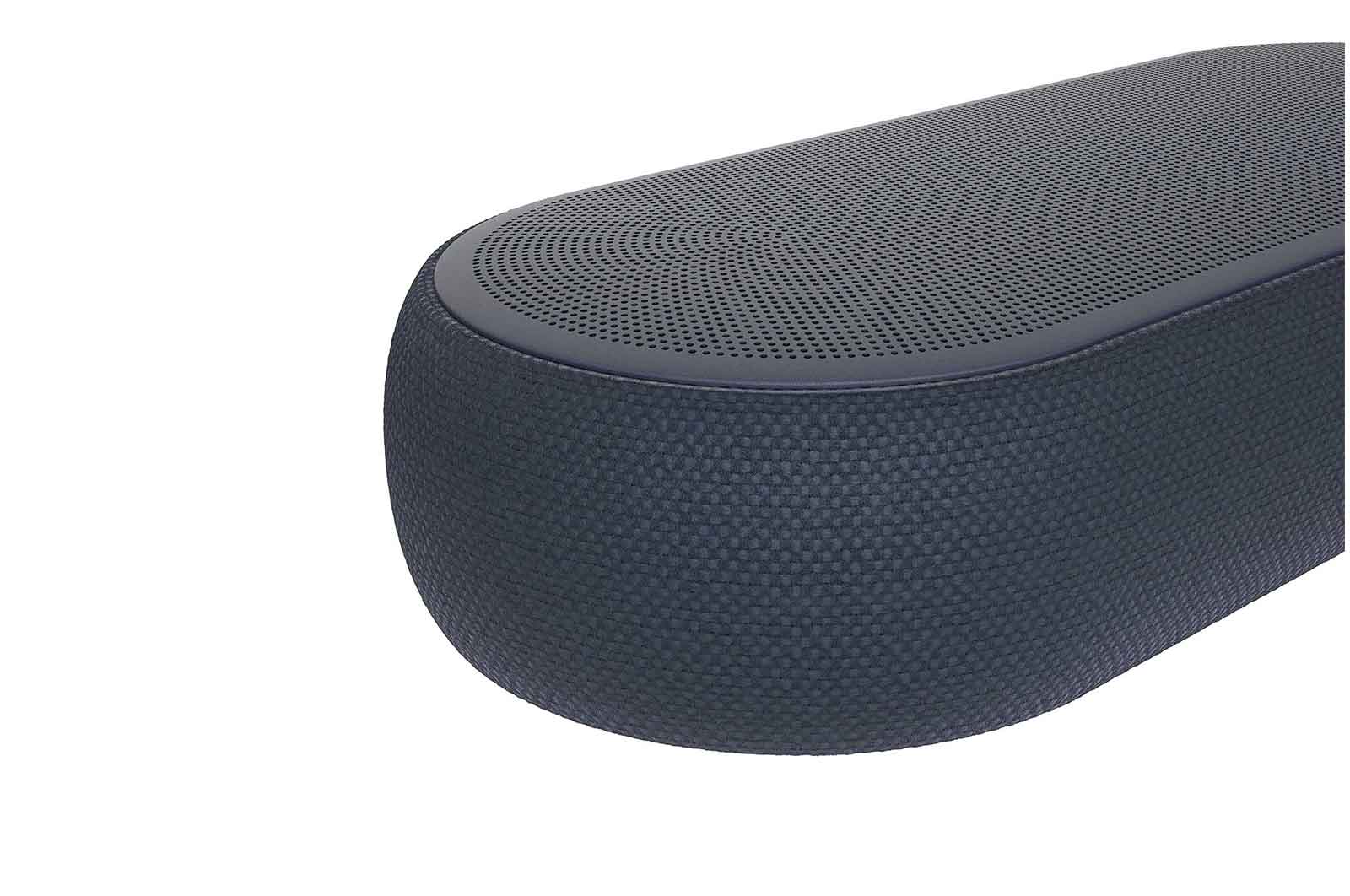 LG Barra de Sonido LG QP5 | Tecnología Meridian | Modo Compartir Sonido de TV y Modo de Control | Subwoofer de baja vibración, QP5