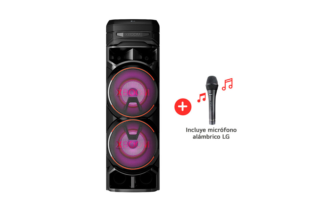 LG Parlante Bluetooth LG XBOOM RNC9 Altavoz para fiesta de karaoke, RNC9