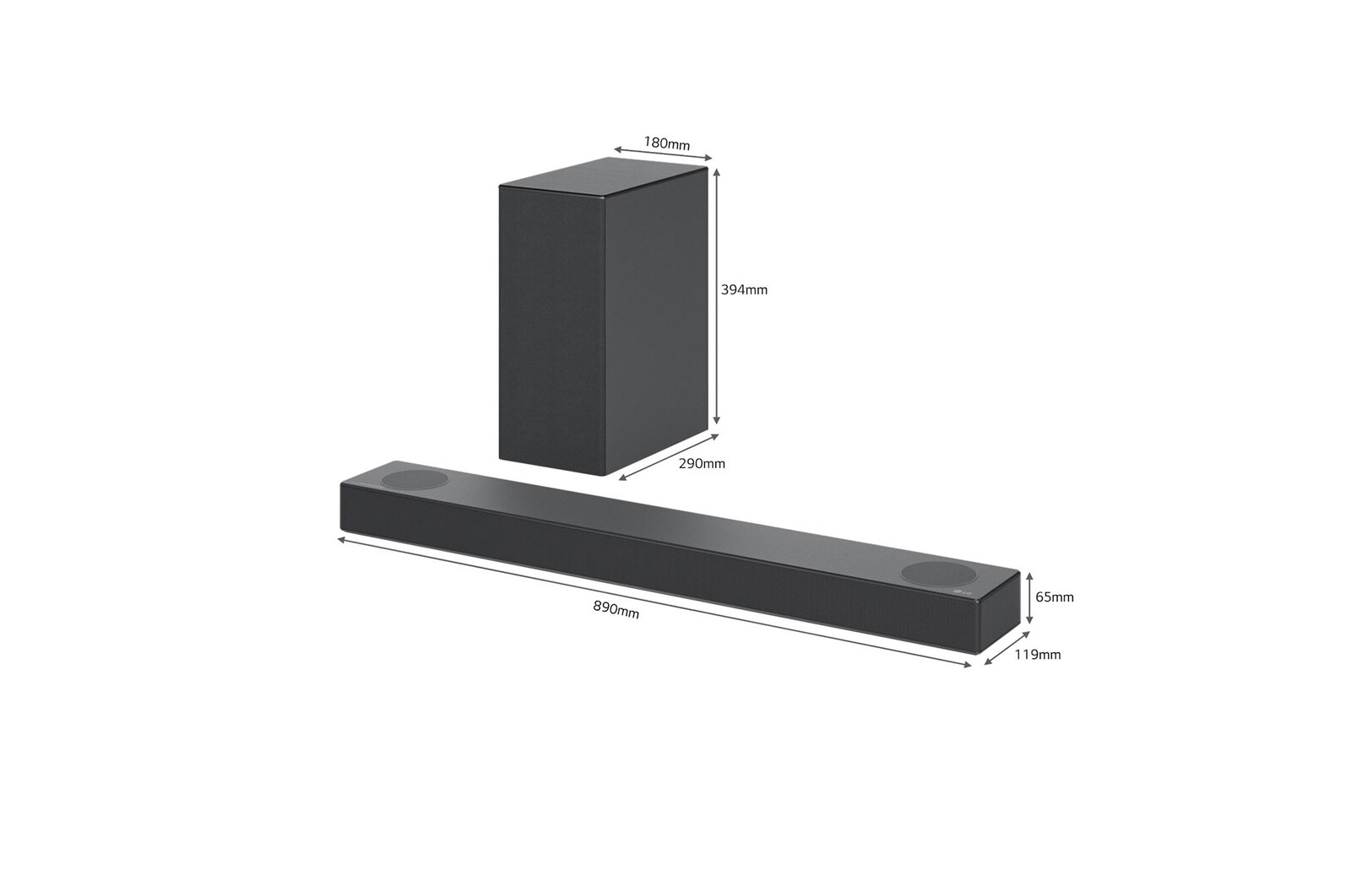 LG Soundbar LG S75Q |Tecnología de sonido Meridian | Modo Compartir TV Sound y Modo control soundbar | Audio de alta resolución Hi-Res, S75Q
