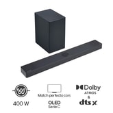 Soundbar LG SC9S | Soporte BOOM para LG OLED C | Orquesta BOOM para sonido armonioso perfecto | Control sencillo con interfaz 