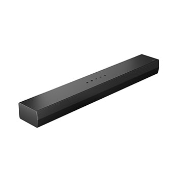 Soundbar cable ports close-up
