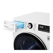 LG Secadora 9Kg Dual Inverter Heat Pump con ThinQ, blanco, DF9WVC2S6