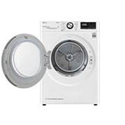 LG Secadora 9Kg Dual Inverter Heat Pump con ThinQ, blanco, DF9WVC2S6