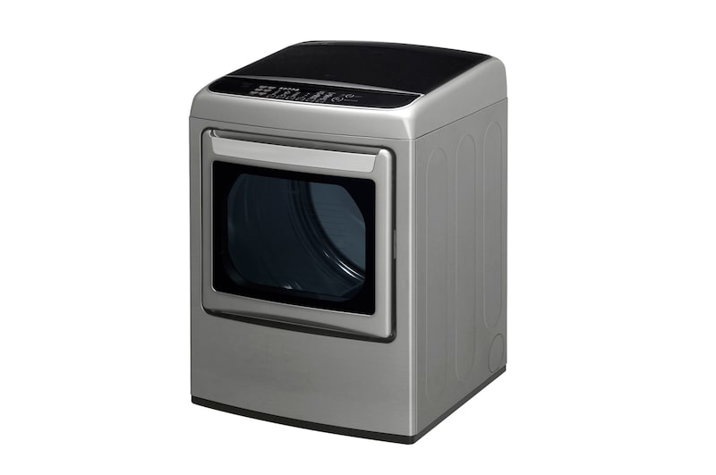 LG Secadora con capacidad de 10.2 kg, sistema eléctrico, plata inoxidable, DLE2000EKS