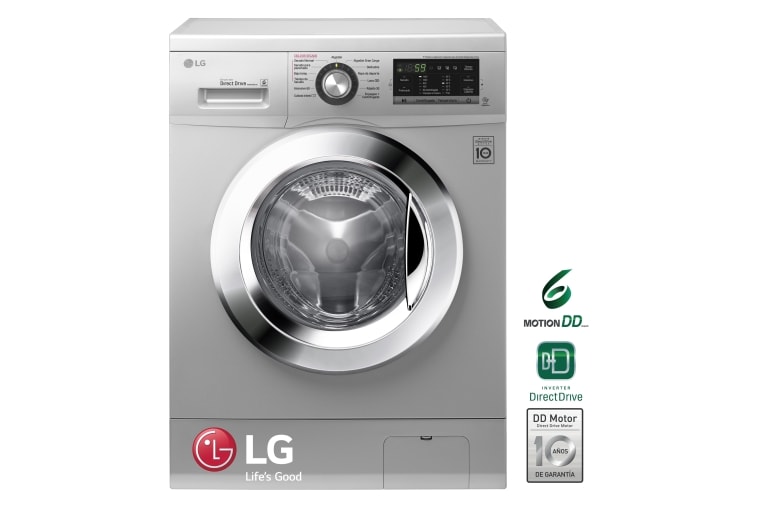 Vista frontal de Lavaseca de 9 kg. Lavado y 5 kg. de Secado con 6 Motion DD F0905TSRD