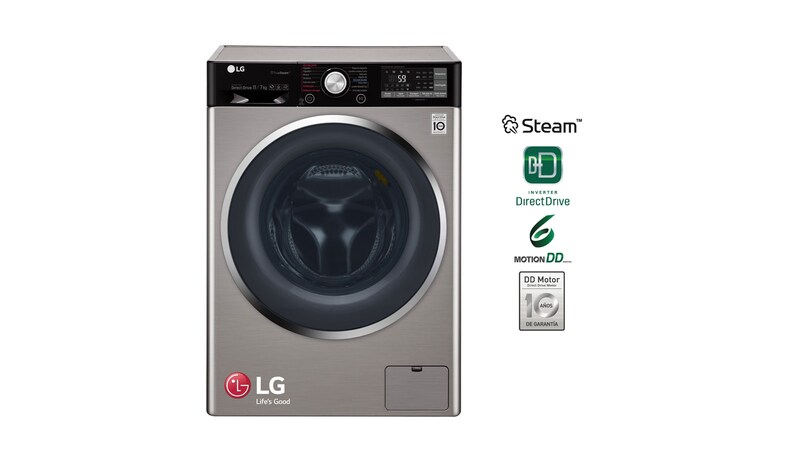 LG Lavaseca de 11 kg. Lavado y 7 kg. de Secado con 6 Motion DD, F1107VRDS