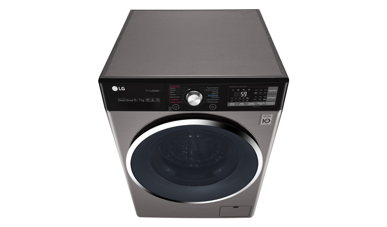 LG Lavaseca de 11 kg. Lavado y 7 kg. de Secado con 6 Motion DD, F1107VRDSD