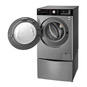 LG Lavaseca TWINWash de 13 kg de Lavado y 07 kg de Secado, con 6MotionDD y conectividad Wi-Fi, F1107VRDSD-WT2VM