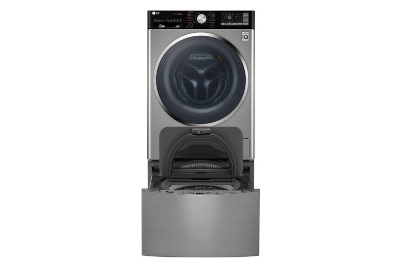 LG Lavaseca TWINWash de 13 kg de Lavado y 07 kg de Secado, con 6MotionDD y conectividad Wi-Fi, F1107VRDSD-WT2VM