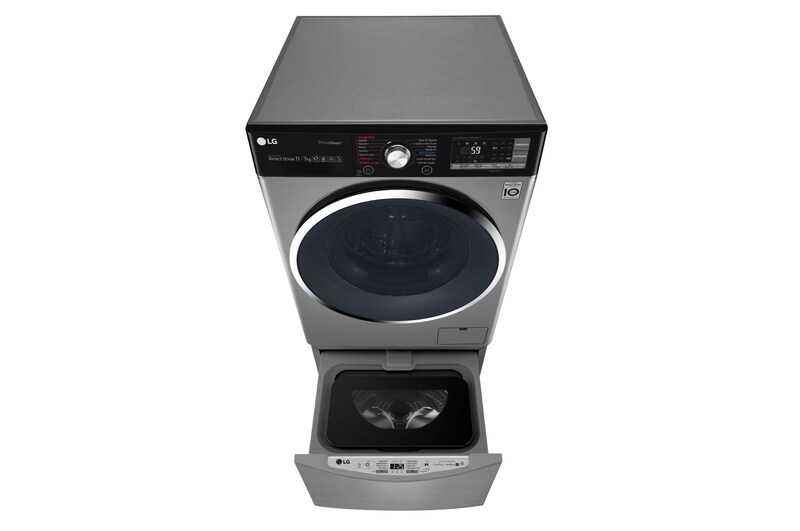 LG Lavaseca TWINWash de 13 kg de Lavado y 07 kg de Secado, con 6MotionDD y conectividad Wi-Fi, F1107VRDSD-WT2VM