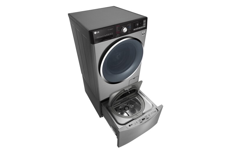 LG Lavaseca TWINWash de 13 kg de Lavado y 07 kg de Secado, con 6MotionDD y conectividad Wi-Fi, F1107VRDSD-WT2VM