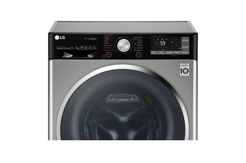 LG Lavaseca TWINWash de 13 kg de Lavado y 07 kg de Secado, con 6MotionDD y conectividad Wi-Fi, F1107VRDSD-WT2VM