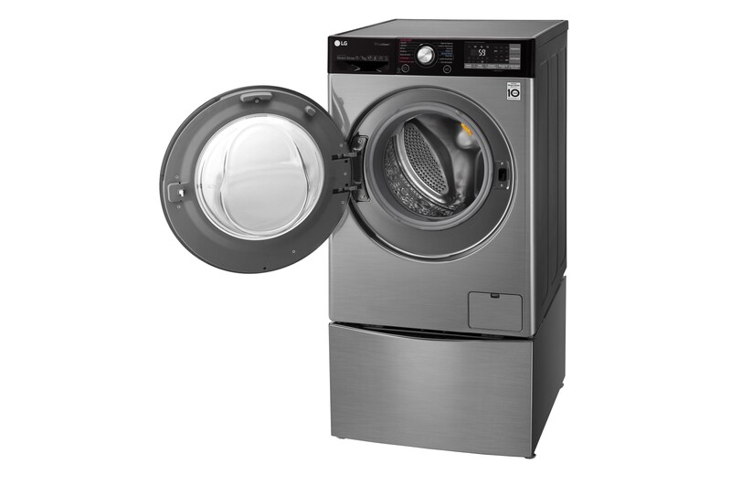 LG Lavaseca TWINWash de 13 kg de Lavado y 07 kg de Secado, con 6MotionDD y conectividad Wi-Fi, F1107VRDSD-WT2VM