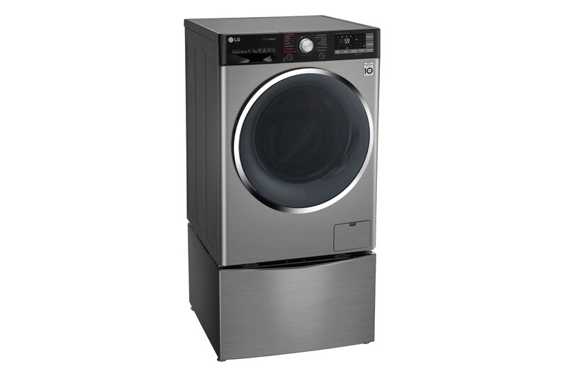 LG Lavaseca TWINWash de 13 kg de Lavado y 07 kg de Secado, con 6MotionDD y conectividad Wi-Fi, F1107VRDSD-WT2VM