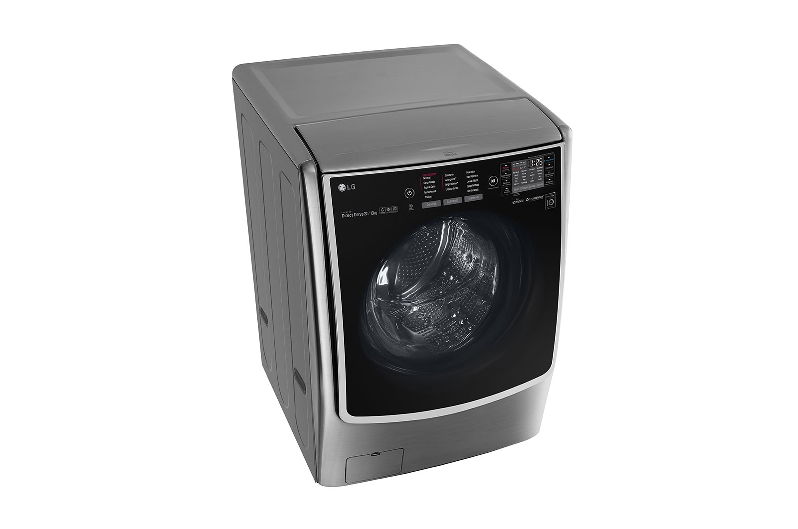LG Lavaseca de 22 kg de Lavado y 13 kg de Secado, carga frontal con 6 Motion DD y TrueSteam, F2213VRDSTT