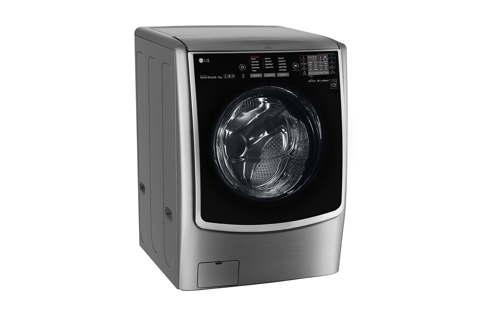 LG Lavaseca de 22 kg de Lavado y 13 kg de Secado, carga frontal con 6 Motion DD y TrueSteam, F2213VRDSTT