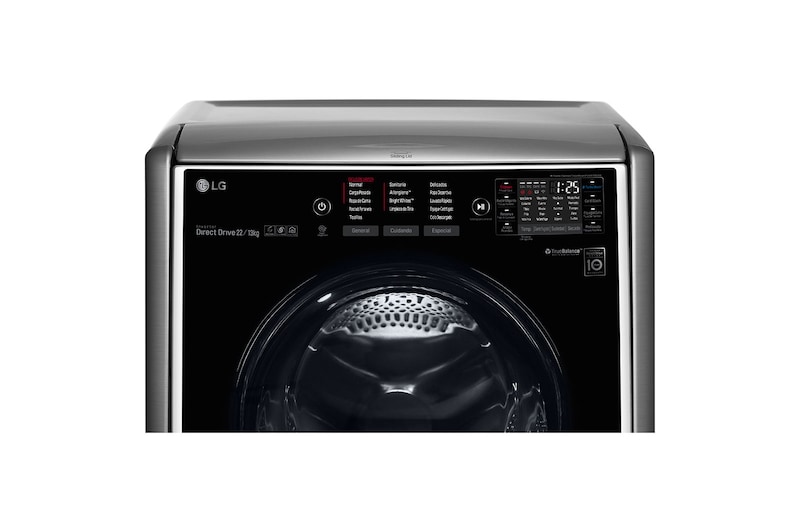 LG Lavaseca TWINWash de 25.5 kg de Lavado y 13 kg de Secado, con 6MotionDD y conectividad Wi-Fi, F2213VRDSTT + WD100CV